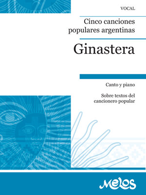 cover image of Ginastera. Cinco canciones populares argentinas